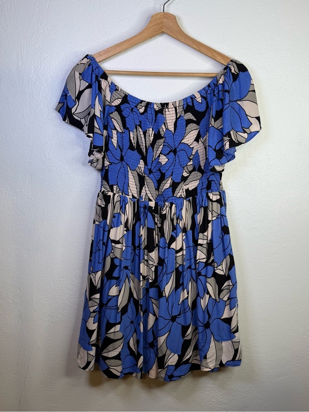 Free People Louise Smocked Dress Women’s Size Medium - Picture 6 of 16